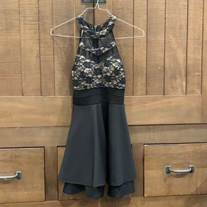 Emerald Sundae black dress, lace detail